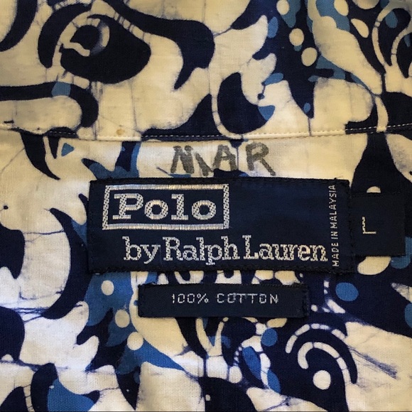 Hawaiian Shirt by Polo Ralph Lauren. Men’s Large. - Picture 4 of 4